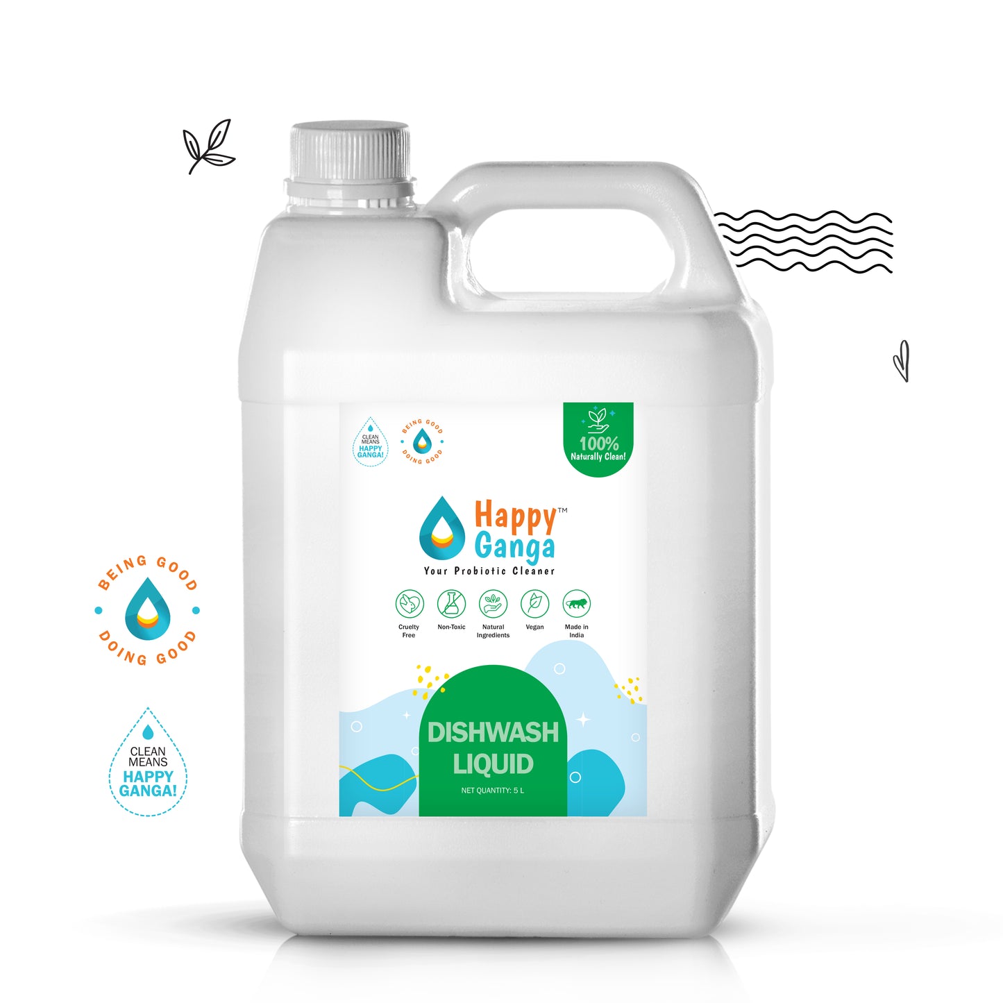 5L - Dishwashing Liquid - Zero Chemical Residues