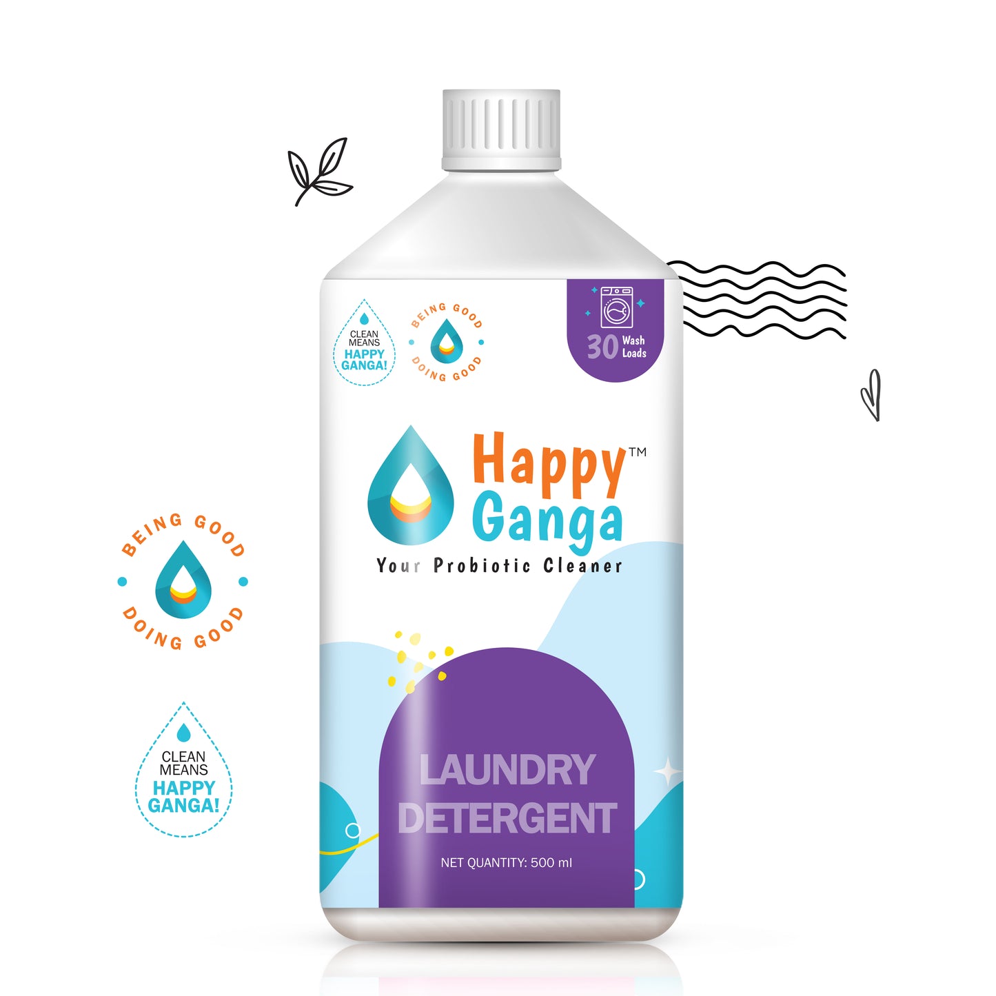 500 ML - Laundry Detergent - 30 Wash Loads