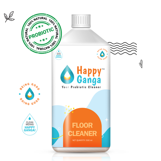 500 ML - Happy Ganga Floor Cleaner - 50 Mop Cycles