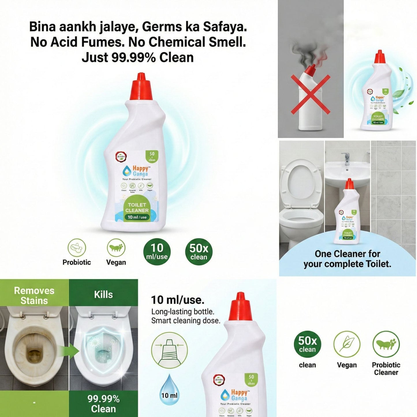 Happy Ganga Toilet Cleaner