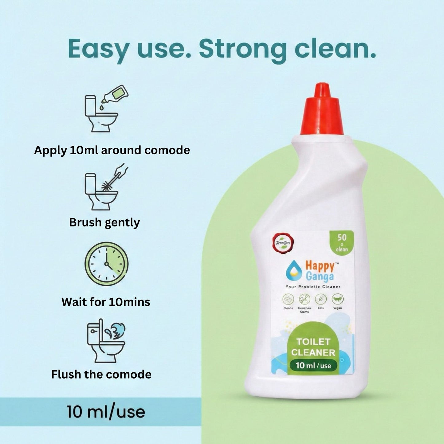 Happy Ganga Toilet Cleaner